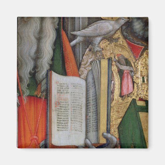 St. Jerome's Bible en St. Gregory's Dove, detail Magneet (Voorkant)