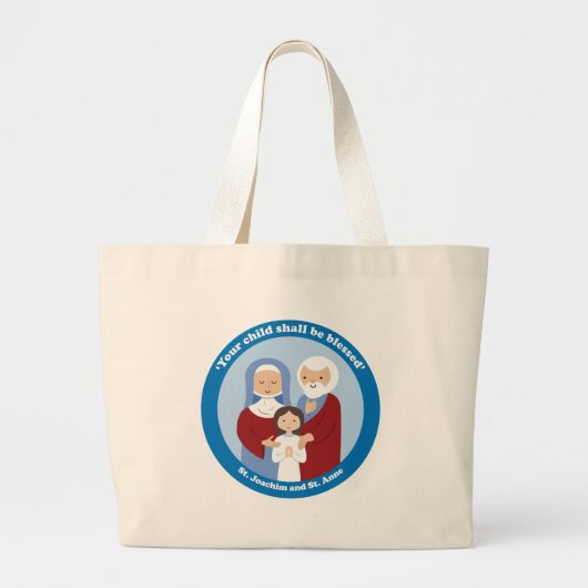 St. Joachim en St. Anne Grote Tote Bag (Voorkant)