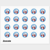 St. Joachim en St. Anne Ronde Sticker (Vel)