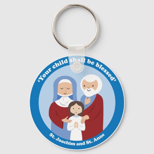 St. Joachim en St. Anne Sleutelhanger (Voorkant)