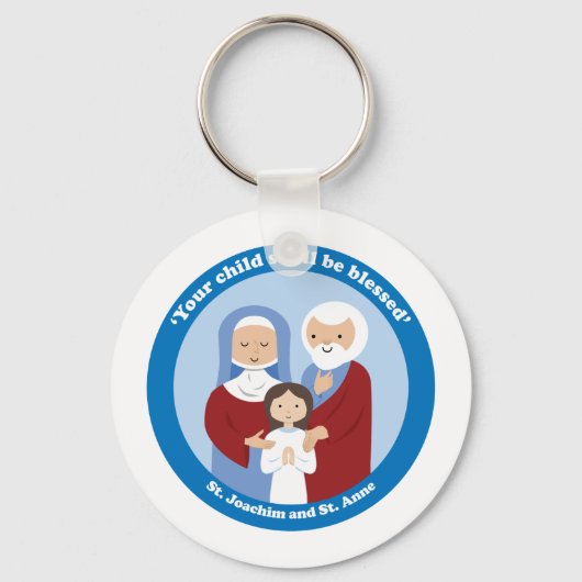 St. Joachim en St. Anne Sleutelhanger (Voorkant)
