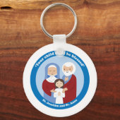 St. Joachim en St. Anne Sleutelhanger (Voorkant)