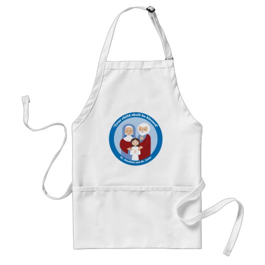St. Joachim en St. Anne Standaard Schort (Voorkant)