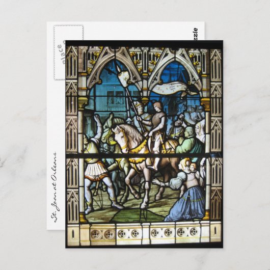 St. Joan bij Orleans Briefkaart (Voorkant / Achterkant)
