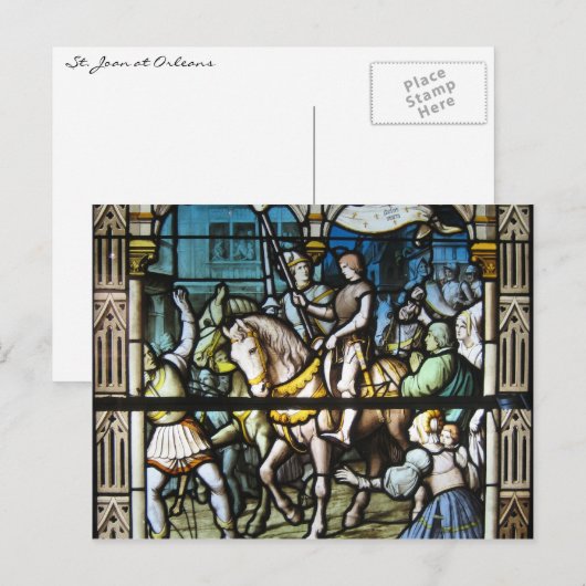 St. Joan bij Orleans Briefkaart (Voorkant / Achterkant)