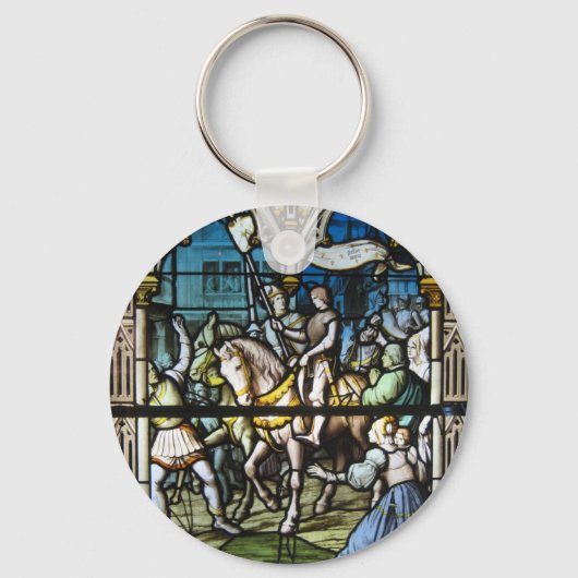 St. Joan bij Orleans Sleutelhanger (Voorkant)