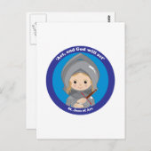 St. Joan of Arc Briefkaart (Voorkant / Achterkant)