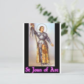 St. Joan of Arc Briefkaart (Staand voorkant)