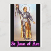 St. Joan of Arc Briefkaart (Voorkant)