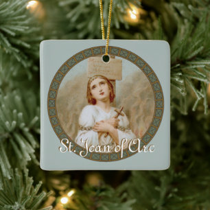 St. Joan of Arc Burning at the Stake (BF 01) Keramisch Ornament
