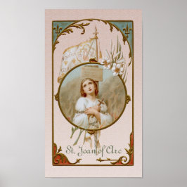 St. Joan of Arc Burning at the Stake (BF 01) Poster