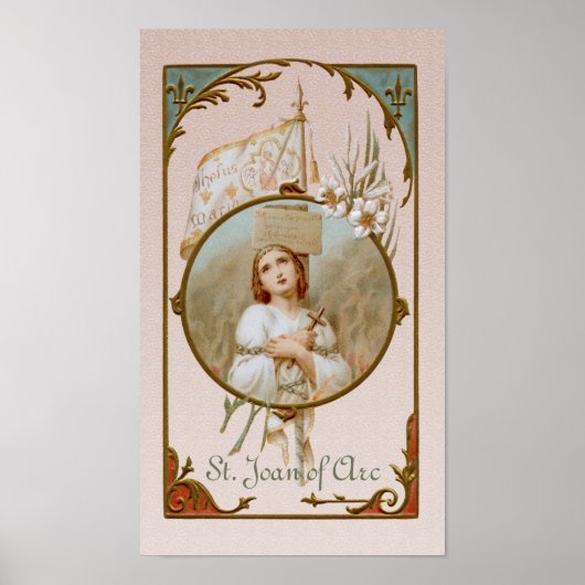 St. Joan of Arc Burning at the Stake (BF 01) Poster (Voorkant)