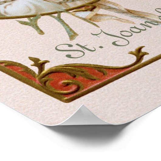 St. Joan of Arc Burning at the Stake (BF 01) Poster (Hoek)