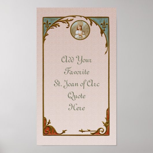 St. Joan of Arc Burning at the Stake (BF 01) Poster (Voorkant)