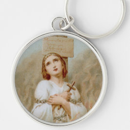 St. Joan of Arc Burning at the Stake (BF 01) Sleutelhanger