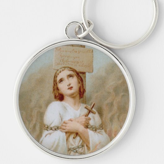 St. Joan of Arc Burning at the Stake (BF 01) Sleutelhanger (Voorkant)