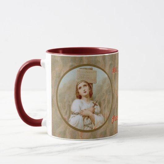 St. Joan of Arc Burning (BF 01) Koffie Mok 2 (Links)