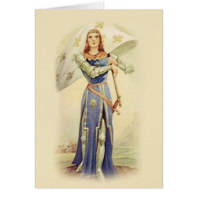 St. Joan of Arc Flag Soldaat-katholiek (Voorkant)