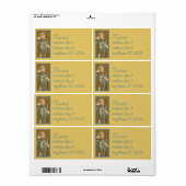 St. Joan of Arc (JM 28) Etiket (Full Sheet)