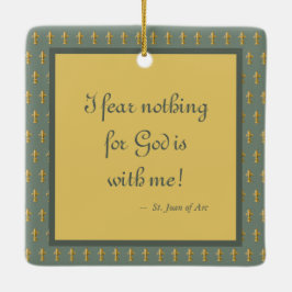 St. Joan of Arc (JM 28) Keramisch Ornament