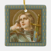 St. Joan of Arc (JM 28) Keramisch Ornament (Voorkant)