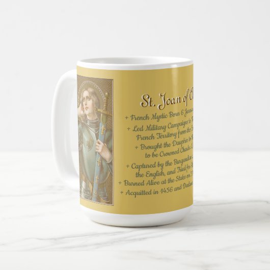 St. Joan of Arc (JM 28) Koffiemok (Voorkant links)
