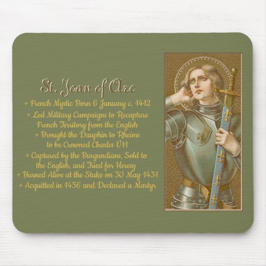 St. Joan of Arc (JM 28) Muismat (Voorkant)