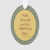 St. Joan of Arc (JM 28) Ornament (achterkant)