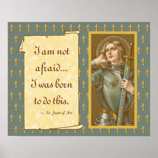 St. Joan of Arc (JM 28) Poster (Voorkant)