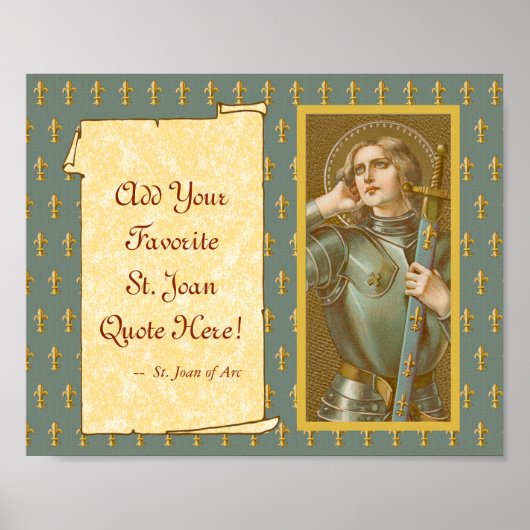 St. Joan of Arc (JM 28) Poster (Voorkant)