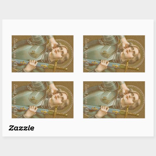 St. Joan of Arc (JM 28) Rechthoekige Sticker (Vel)