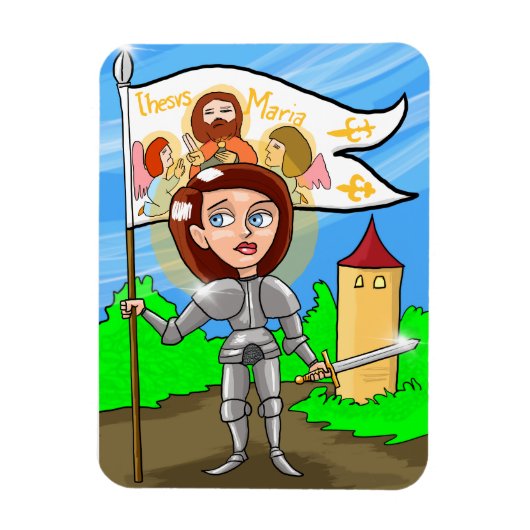 St. Joan of Arc Magneet (Verticaal)