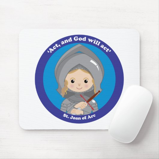 St. Joan of Arc Muismat (Met muis)