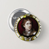 St. Joan of Arc Ronde Button 5,7 Cm (Voorkant /achterkant)