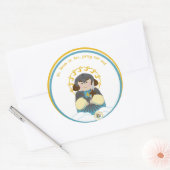 St. Joan of Arc Ronde Sticker (Envelop)
