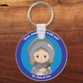 St. Joan of Arc Sleutelhanger (Voorkant)