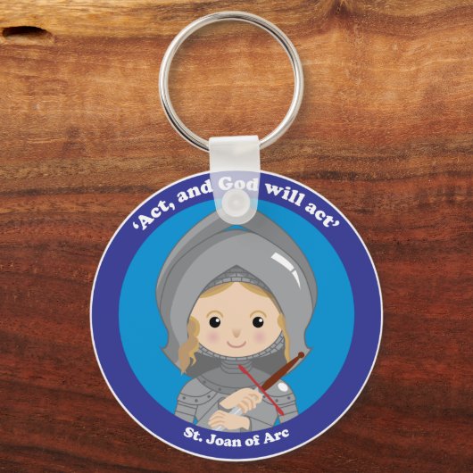 St. Joan of Arc Sleutelhanger (Voorkant)