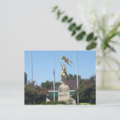 St. Joan of Arc Statue Briefkaart (Staand voorkant)
