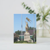 St. Joan of Arc Statue Briefkaart (Staand voorkant)