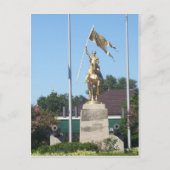 St. Joan of Arc Statue Briefkaart (Voorkant)