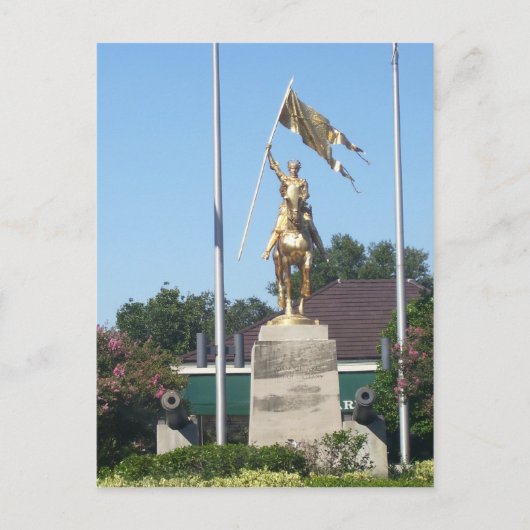 St. Joan of Arc Statue Briefkaart (Voorkant)