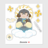 St. Joan of Arc Sticker (Vel)