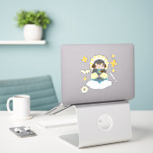 St. Joan of Arc Sticker (Laptop op bureau)