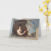 St. Johannes de Doper Feest Dag Oude Wereld Lijst Kaart (Gele Bloem)