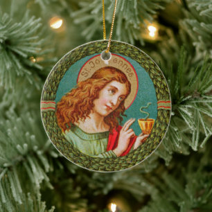 St. Johannes de Evangelist (JMAS 06) Keramisch Ornament
