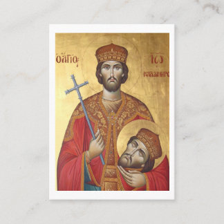 St. Johannes Vladimir Orthodoxe Christelijke Icoon Plaatskaartje