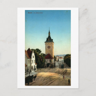 St. Johannthor Basel Zwitserland Vintage Briefkaart