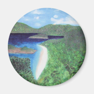 St John, Amerikaanse Maagdeneilanden Beach Uitzich Magneet