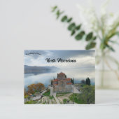 St John at Kaneo in Ohrid North Macedonia Briefkaart (Staand voorkant)