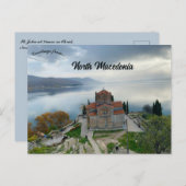 St John at Kaneo in Ohrid North Macedonia Briefkaart (Voorkant / Achterkant)